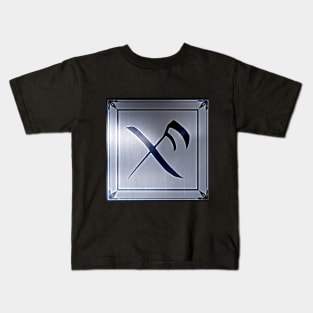 Metal Burned Good Luck Rune Kids T-Shirt